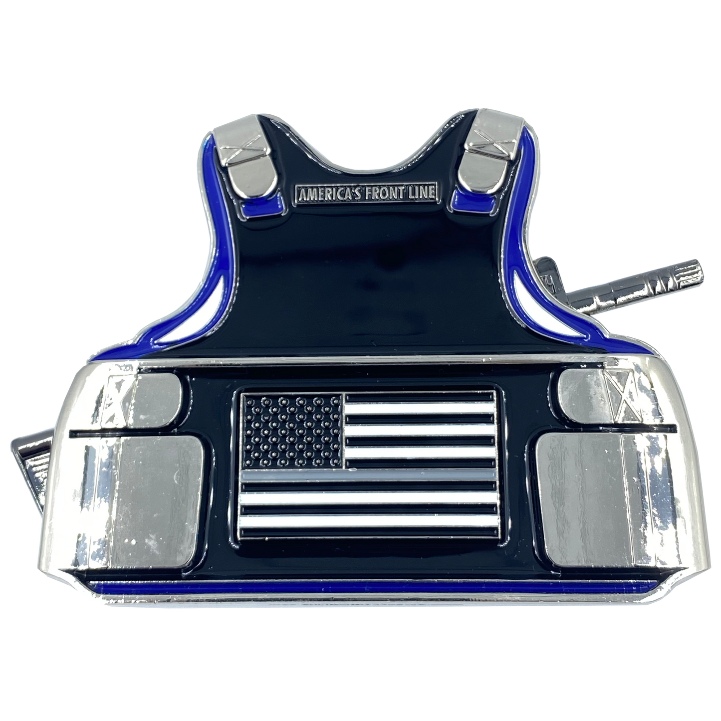 DL9-17 CERT M4 Body Armor 3D self standing Challenge Coin Correctional Officer CO Thin Gray Line Correctional Emergency Response Teams
