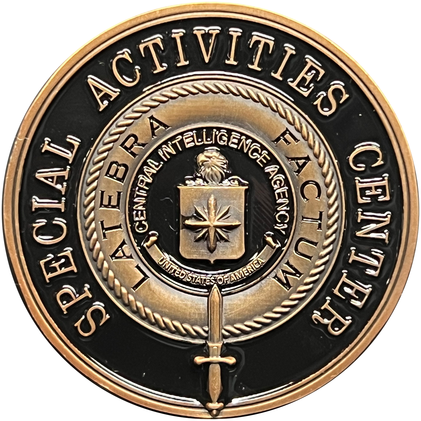 GL14-007 Central Intelligence Agency CIA Challenge Coin Special Activities Center