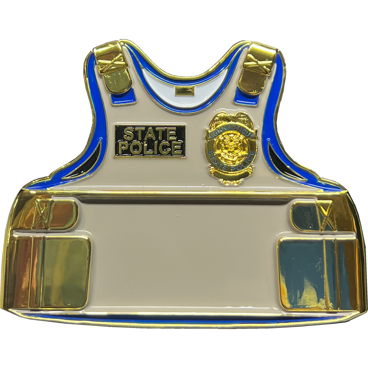 EL11-011 Connecticut State Police Trooper Challenge Coin