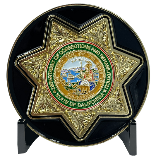 EL1-020 State of California Correctional Officer Department of Corrections and Rehabilitation CO Thin Gray Line Jail Prison