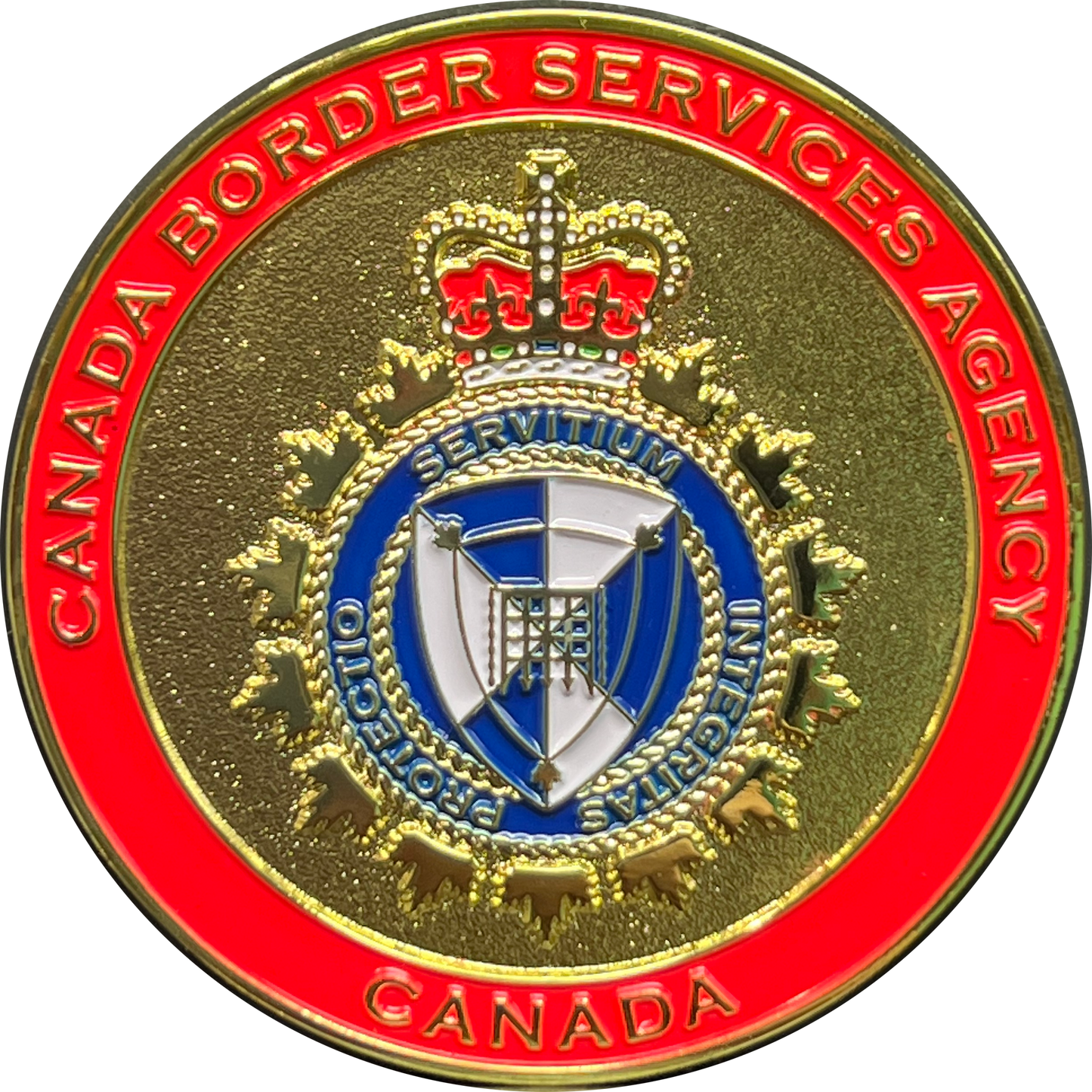 discontinued BL17-020 CBP and Canadian Border Services Agency CBSA US Canada Joint Operations Challenge Coin