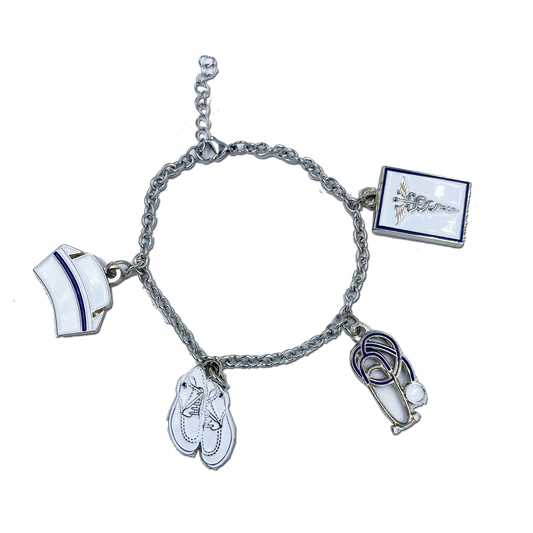 DD-017 Nurse Charm Bracelet RN BSN Nursing