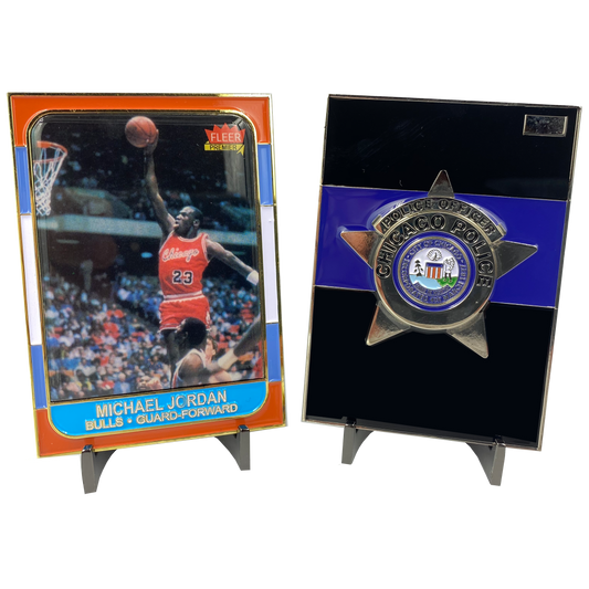 JJ-005 Chicago Police Department Michael Jordan Challenge Coin Thin Blue Line