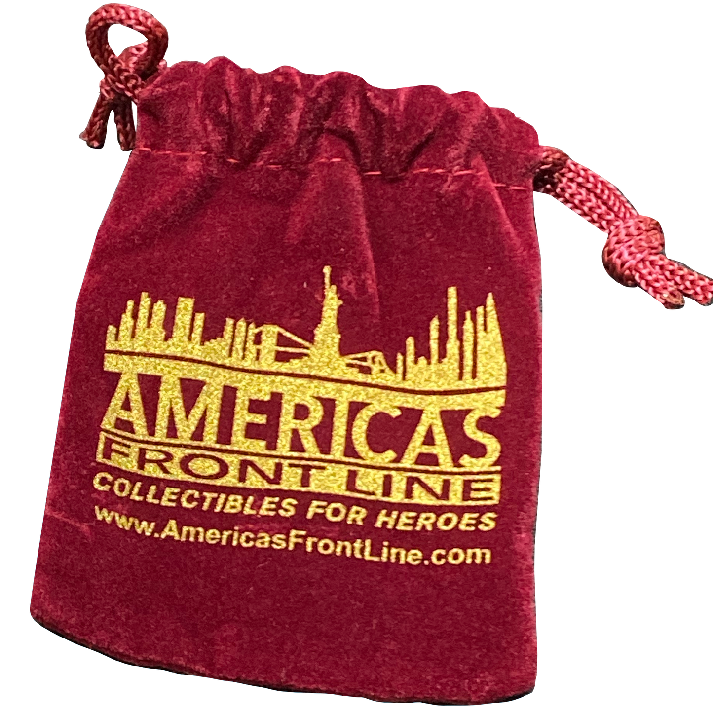 AA-005 American Flag Patriotic Christmas Ornament Santa Challenge Coin Ornament