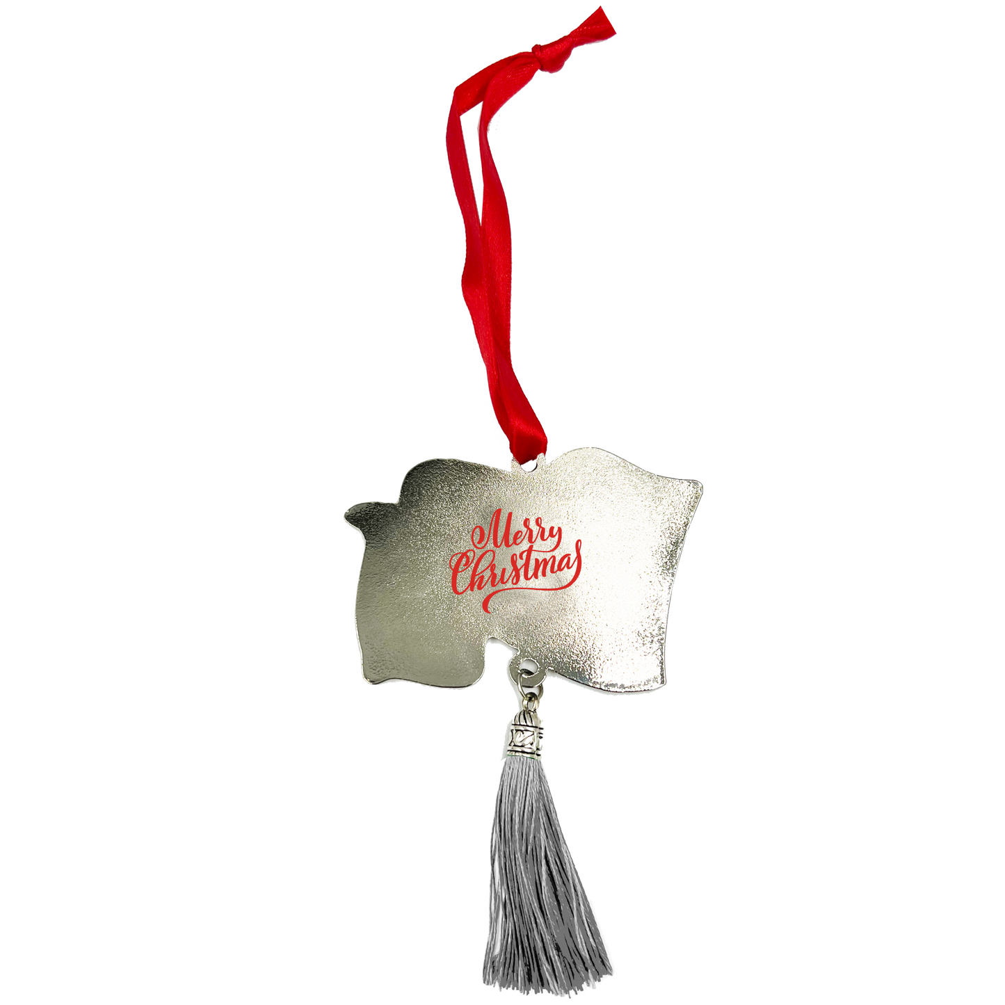 GL4-020 Thin Gray Line Flag Merry Christmas Ornament Correctional Officer CO Corrections jail prison