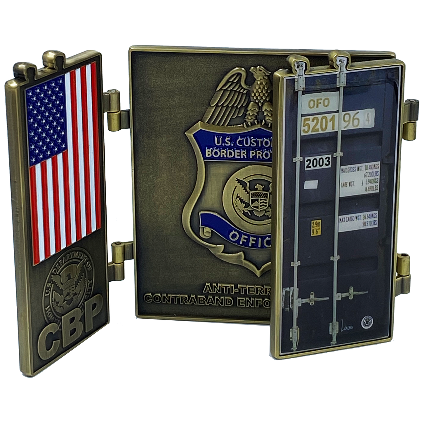 EL5-013 CBP CET Anti-Terrorism Contraband Enforcement Team CET A-TCET Field Ops Challenge Coin Port of Entry Seaport Airport