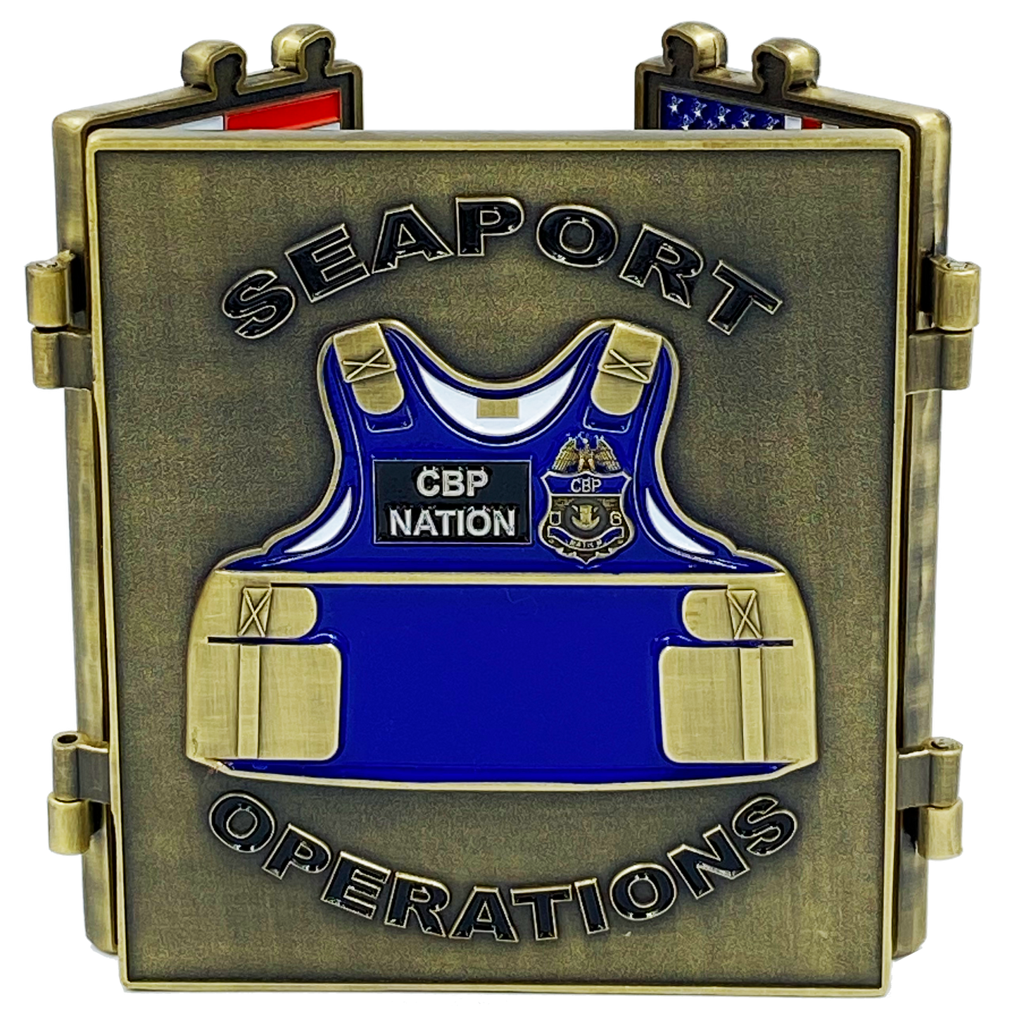 EL5-013 CBP CET Anti-Terrorism Contraband Enforcement Team CET A-TCET Field Ops Challenge Coin Port of Entry Seaport Airport