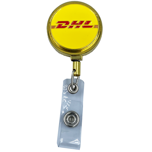 BL10-011 DHL Metal ID Reel retractable Card Holder