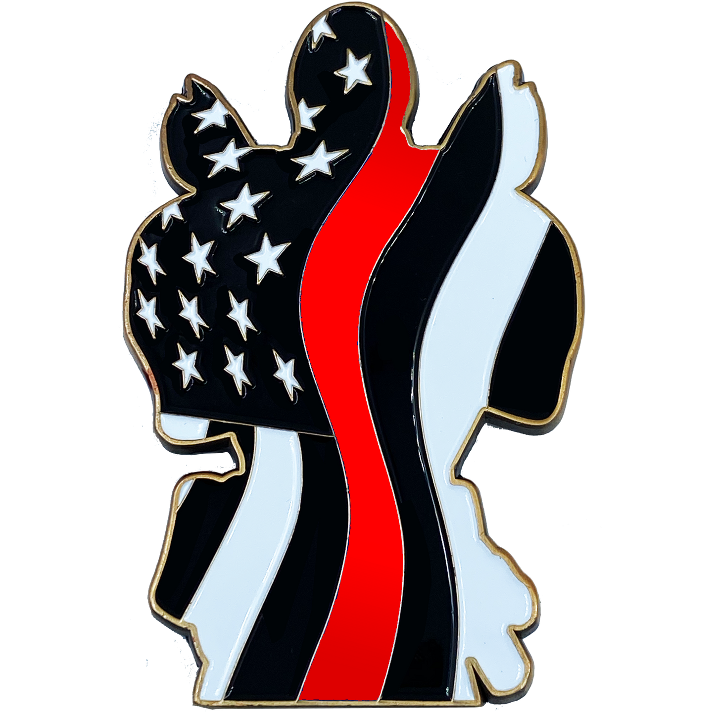 DL7-08 for Deadpool inspired Fire Fighter Thin Red Line Fireman FireFighter Department