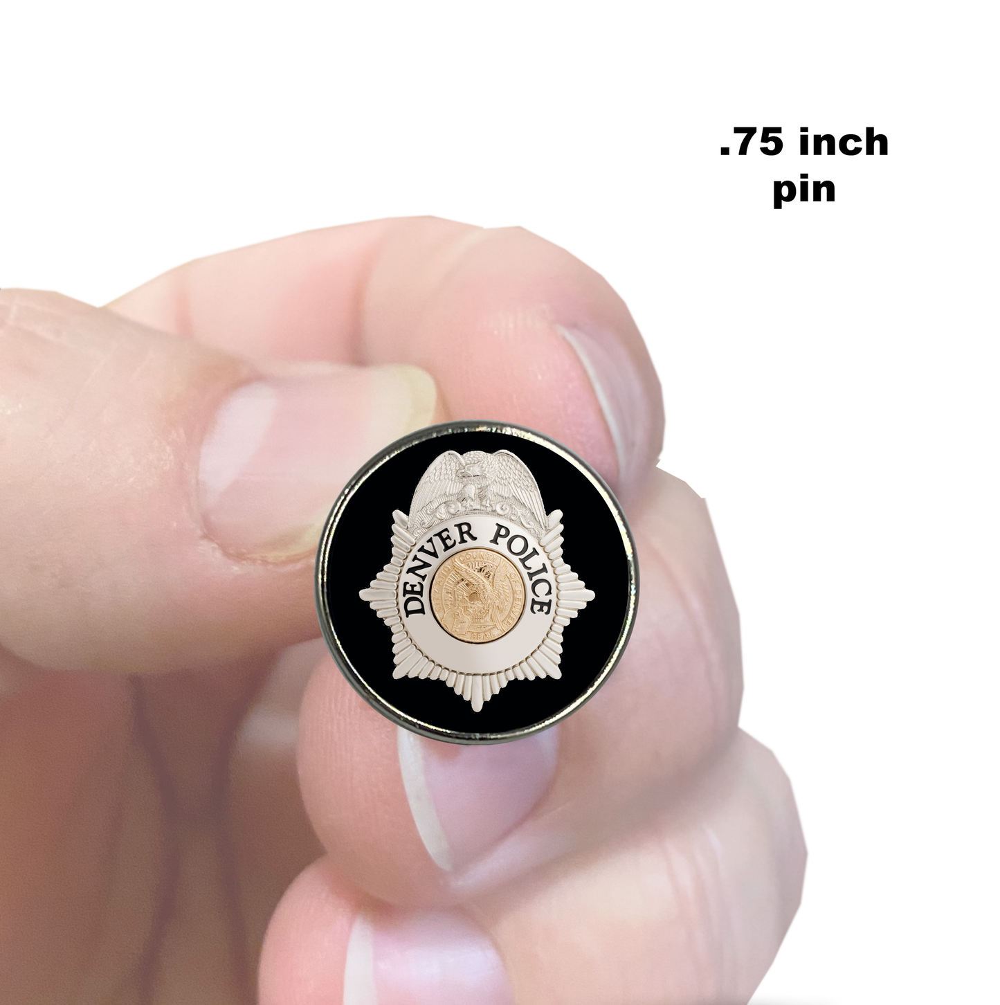 BFP-009 Denver Colorado Police Lapel Pin .75 inch