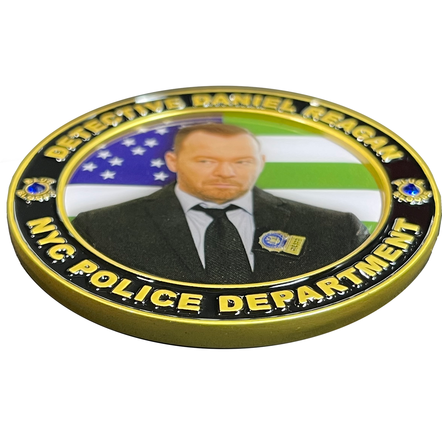 BL4-004 Blue Bloods NYPD Detective Daniel Reagan Police Officer Donnie Wahlberg Challenge Coin