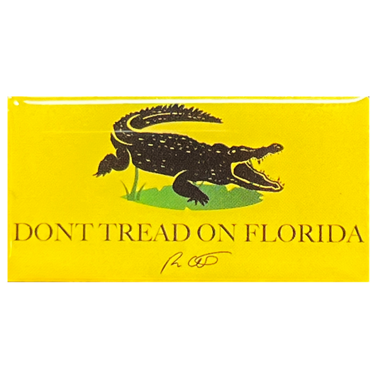 GL1-018 Florida Governor Ron DeSantis inspired Don't Tread on Florida 2nd Amendment Flag pin