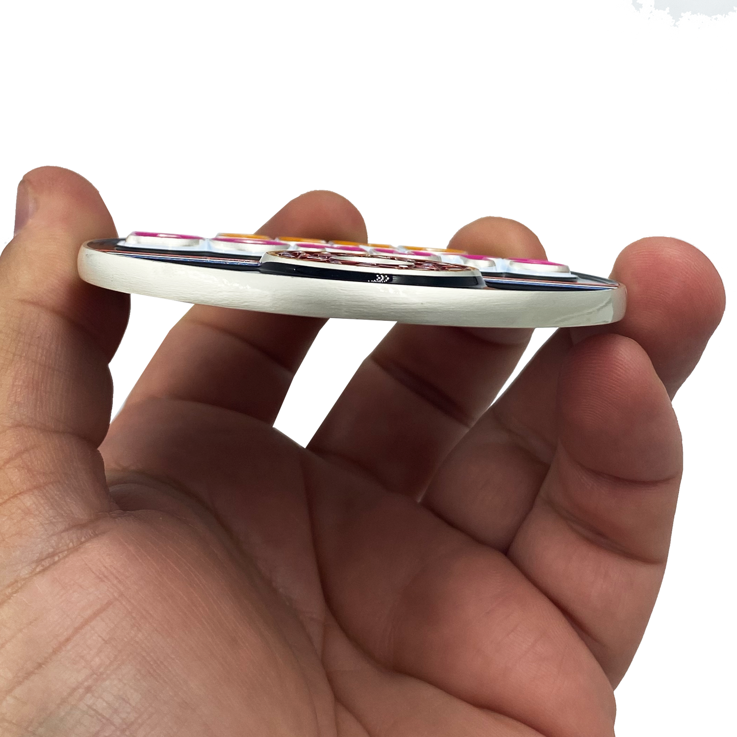 BL1-04B Send Donuts Police First Responders Dunkin inspired challenge coin Paramedic Firefighter Cops