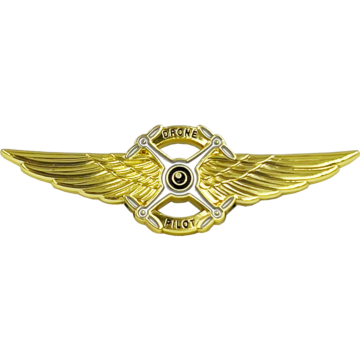 EL13-016 Full size UAS FAA Commercial Drone Pilot Wings pin