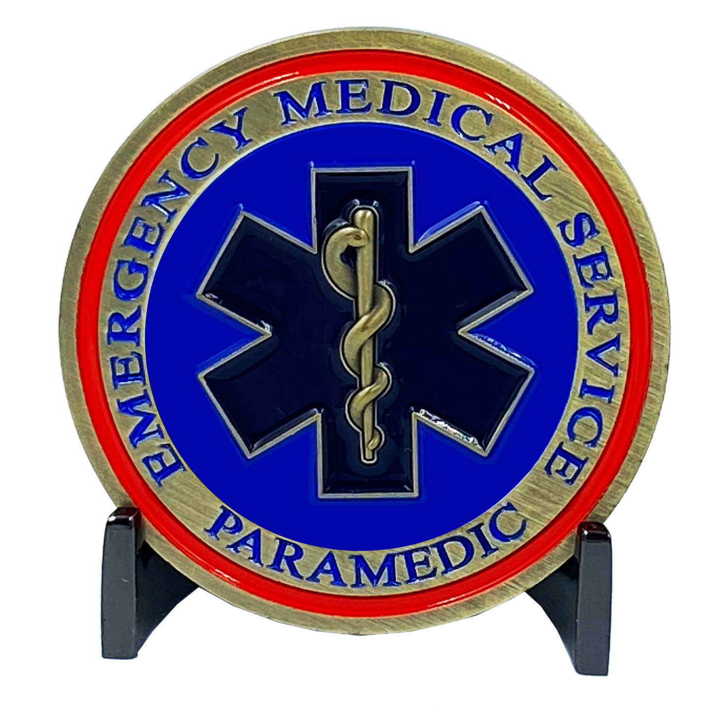CL11-04 Emergency Medical Services Paramedic ALWAYS ON CALL EMT EMS Challenge Coin