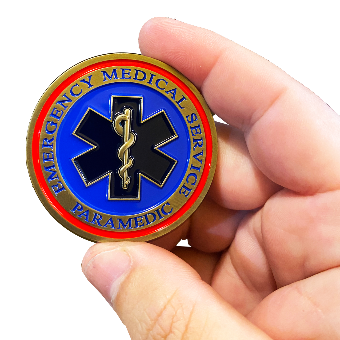 CL11-04 Emergency Medical Services Paramedic ALWAYS ON CALL EMT EMS Challenge Coin