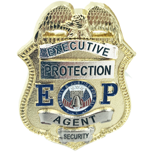 Mini 2 inch Executive Protection Wallet Pin BL4-017