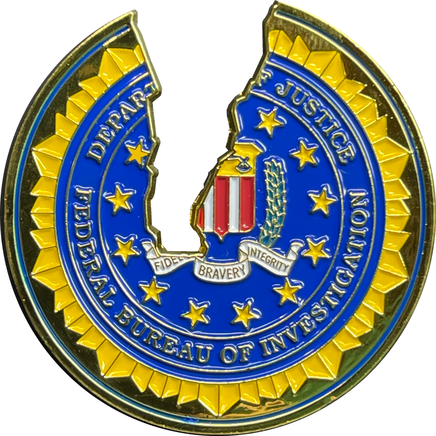 CL4-17 Busted Bitcoin Challenge Coin Financial Crime Task Force CryptoCurrency FBI JTTF Special Agent Police