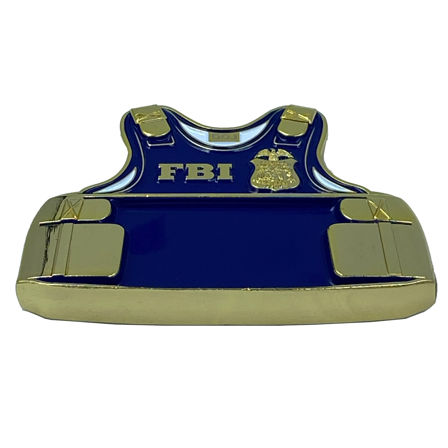 CL7-17 FBI Special Agent Body Armor Challenge Coin Thin Blue Line DOJ Police