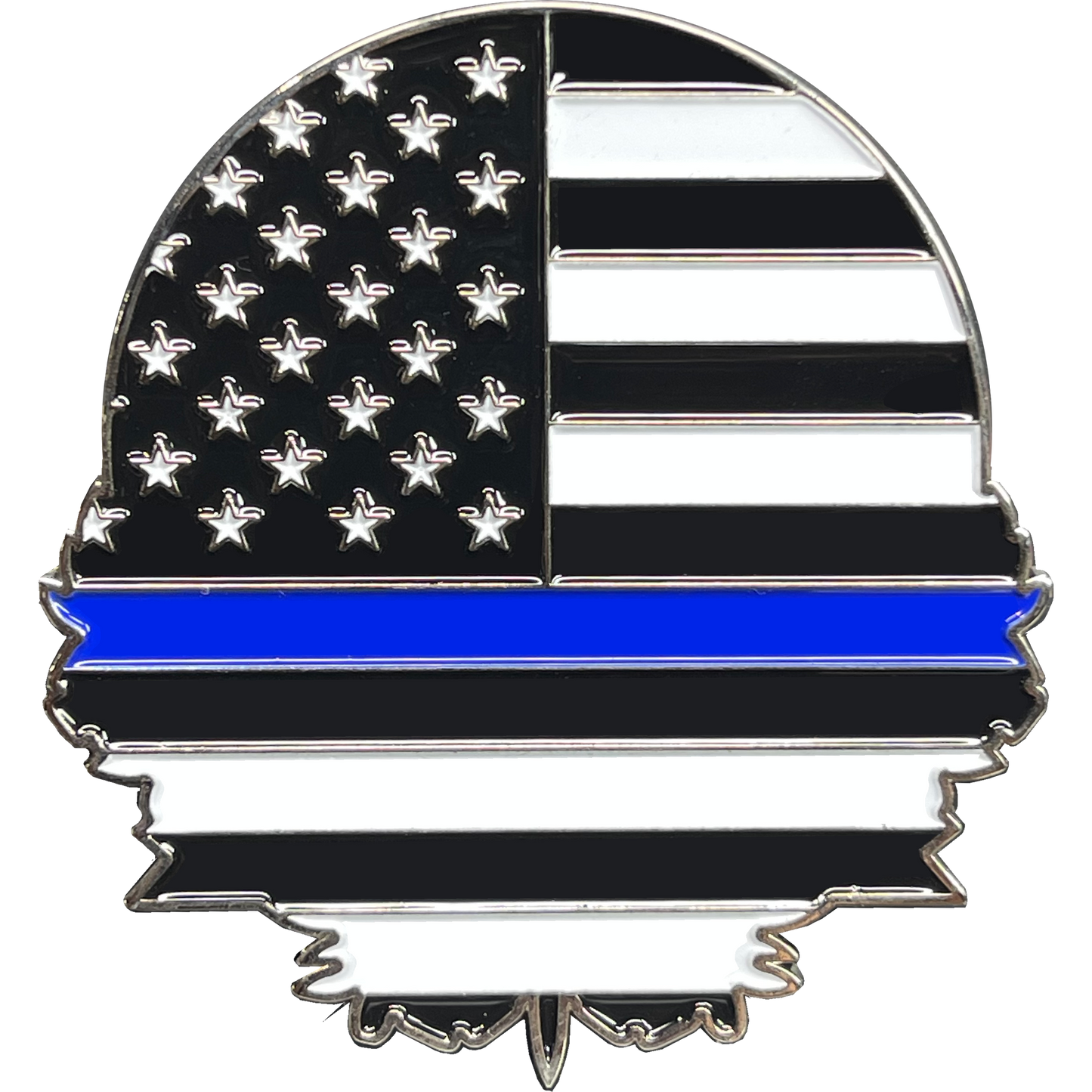 BL16-009 FHP Florida Highway Patrol Trooper Thin Blue Line Police Challenge Coin