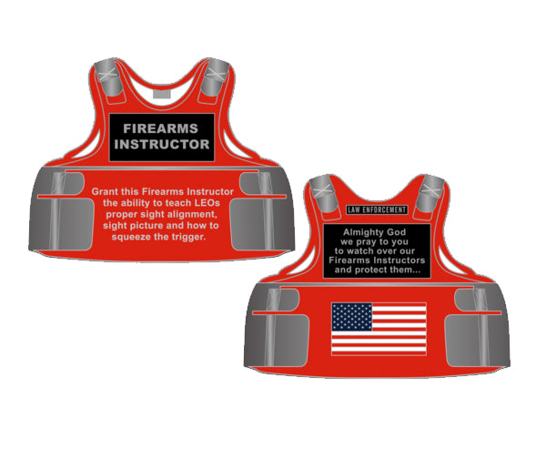 CL12-06 Firearms Instructor Body Armor Challenge Coin