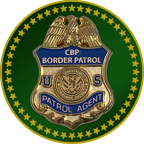 BFP-008 Border Patrol Agent CBP Honor First Lapel Pin cloisonné with dual pin posts BPA