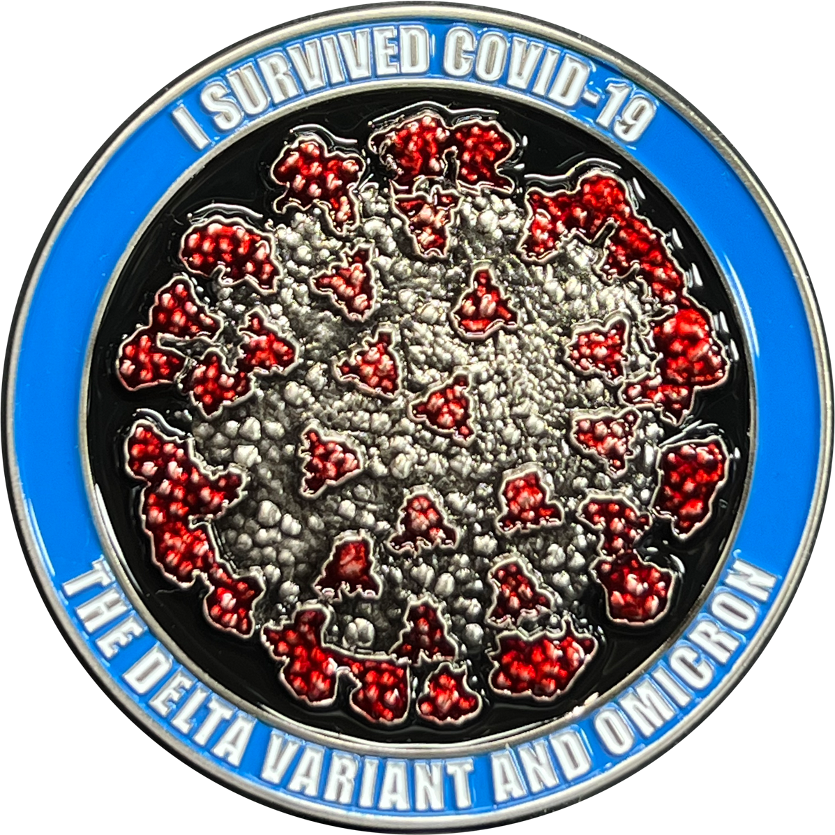 discontinued GL3-003 2022 Omicron Covid-19 Coronavirus Delta Variant Essential Worker Challenge Coin I Survived The Great 2021 Toilet Paper Shortage of 2020