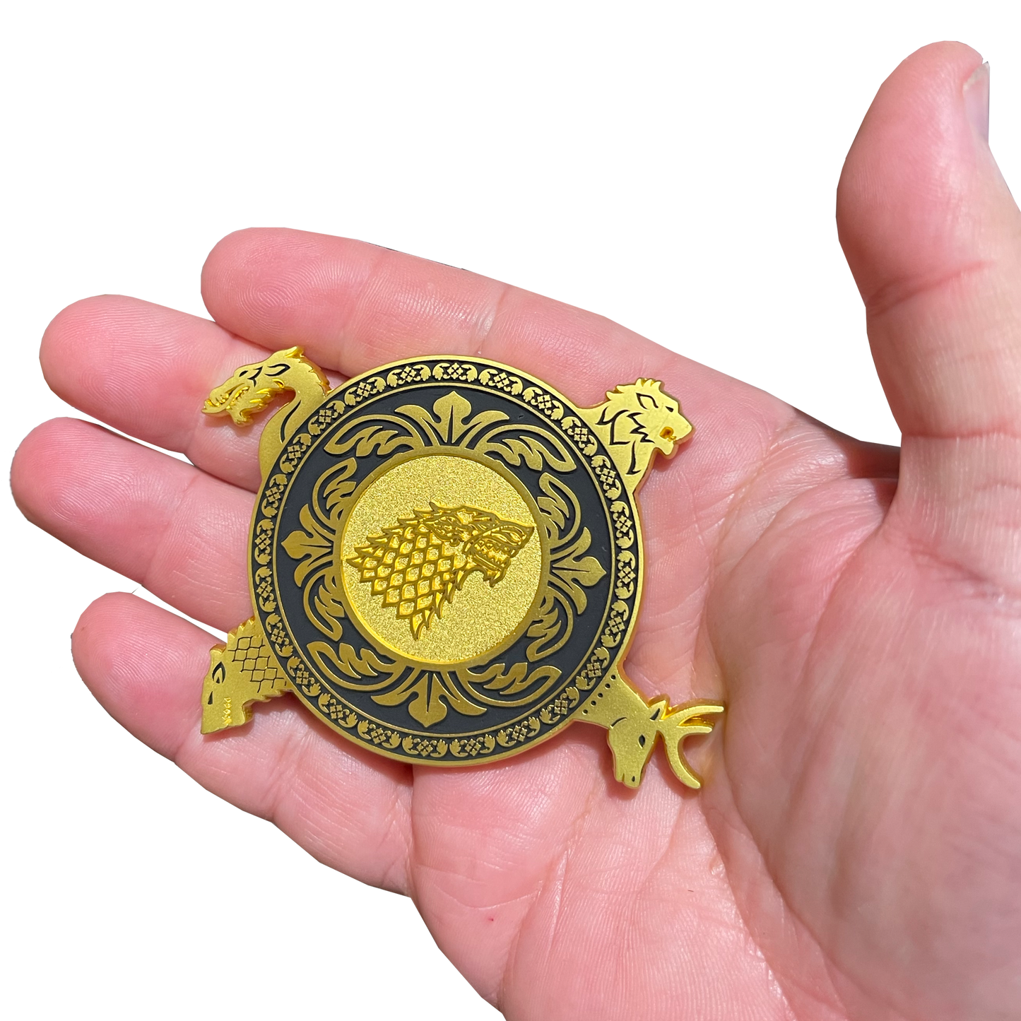 EL7-05 GoT challenge coin Game of Thrones Targaryen Lannister Baratheon Stark