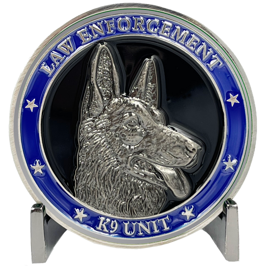 EL4-004 K9 Correctional Officer CO Corrections Police Narcotics Tracking Explosives Thin Gray Line jail prison