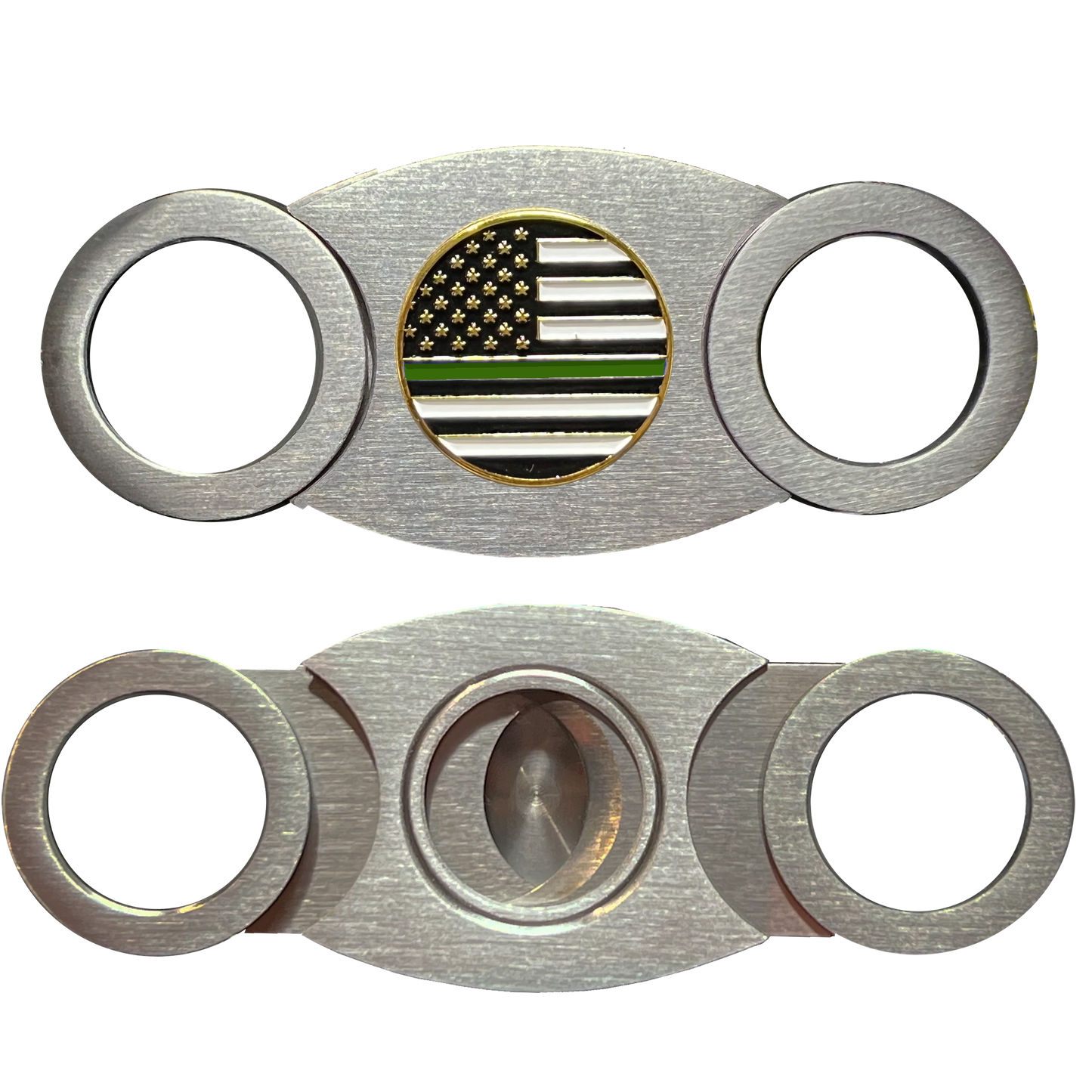 CTR-BX-01 THIN GREEN LINE Cigar Cutter CBP Border Patrol Army Marines Deputy Sheriff
