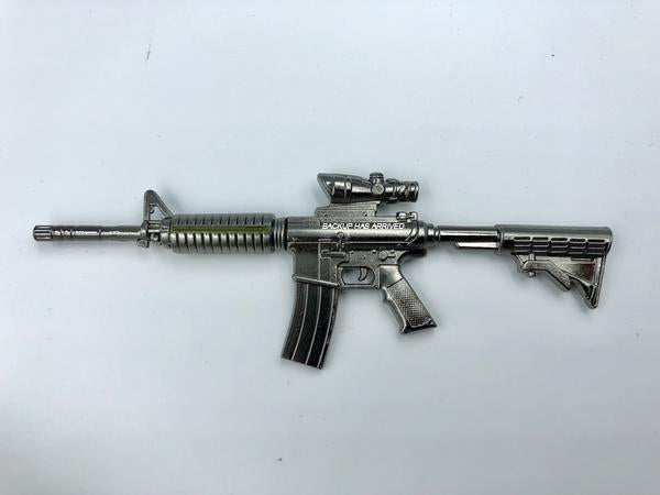 BL3-019 M4 **Thin Green Line** Challenge Coin Police, Army, Border Patrol CBP (4.5 inch)