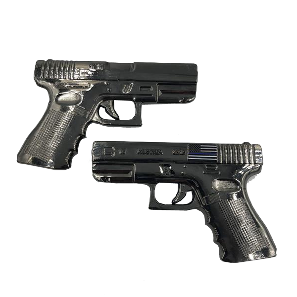 F-016 Police Challenge Coin CBP POLICE FBI Secret Service ATF FAM Thin Blue Line