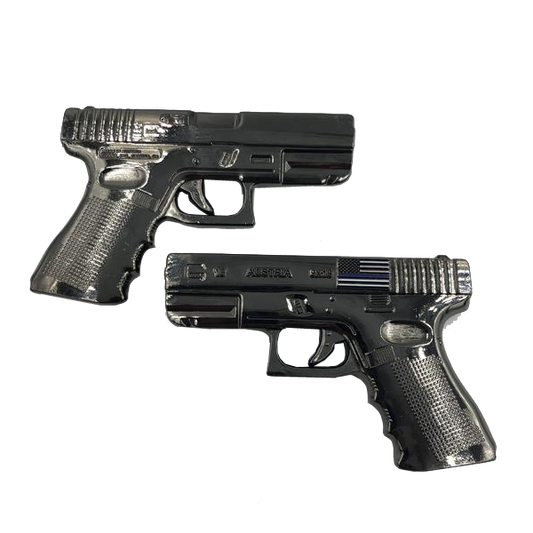 F-016 Police Challenge Coin CBP POLICE FBI Secret Service ATF FAM Thin Blue Line