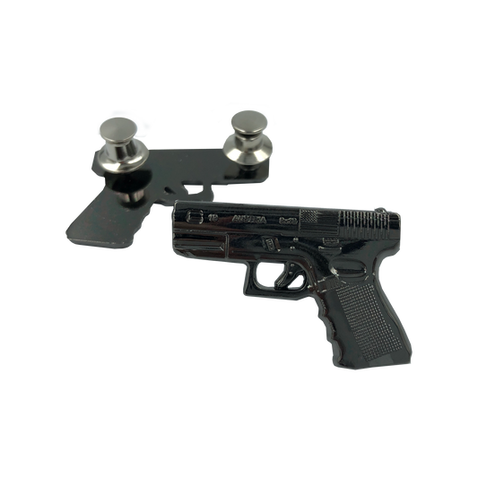 CL5-005  Black nickel plated challenge coin pin NYPD FBI DEA CBP Secret Service Police