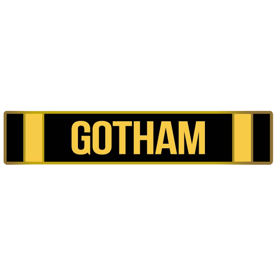 EL13-023 Gotham City Police Department GCPD commendation bar pin Police Style LAPD NYPD CBP BPD