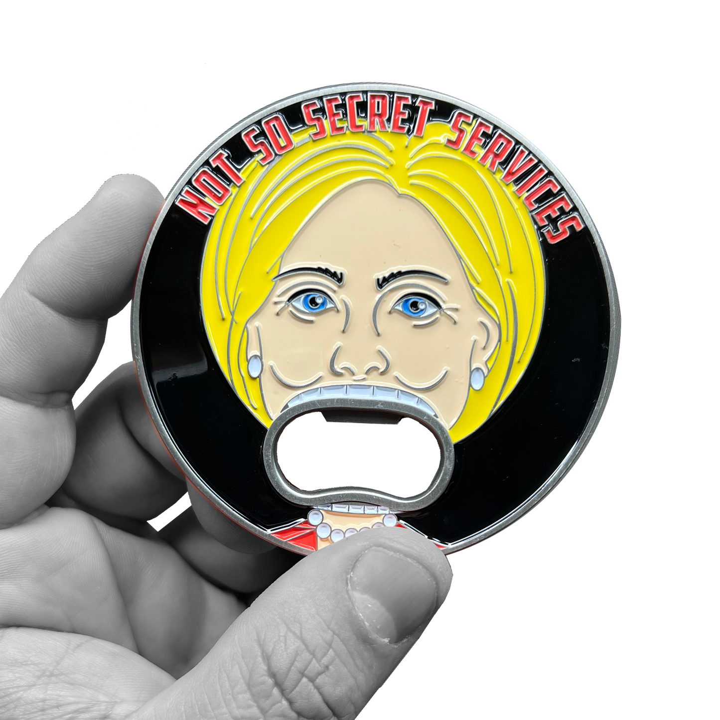 EL12-014 Bill Clinton not so Secret Service Cigar Presidential Protective Detail Challenge Coin