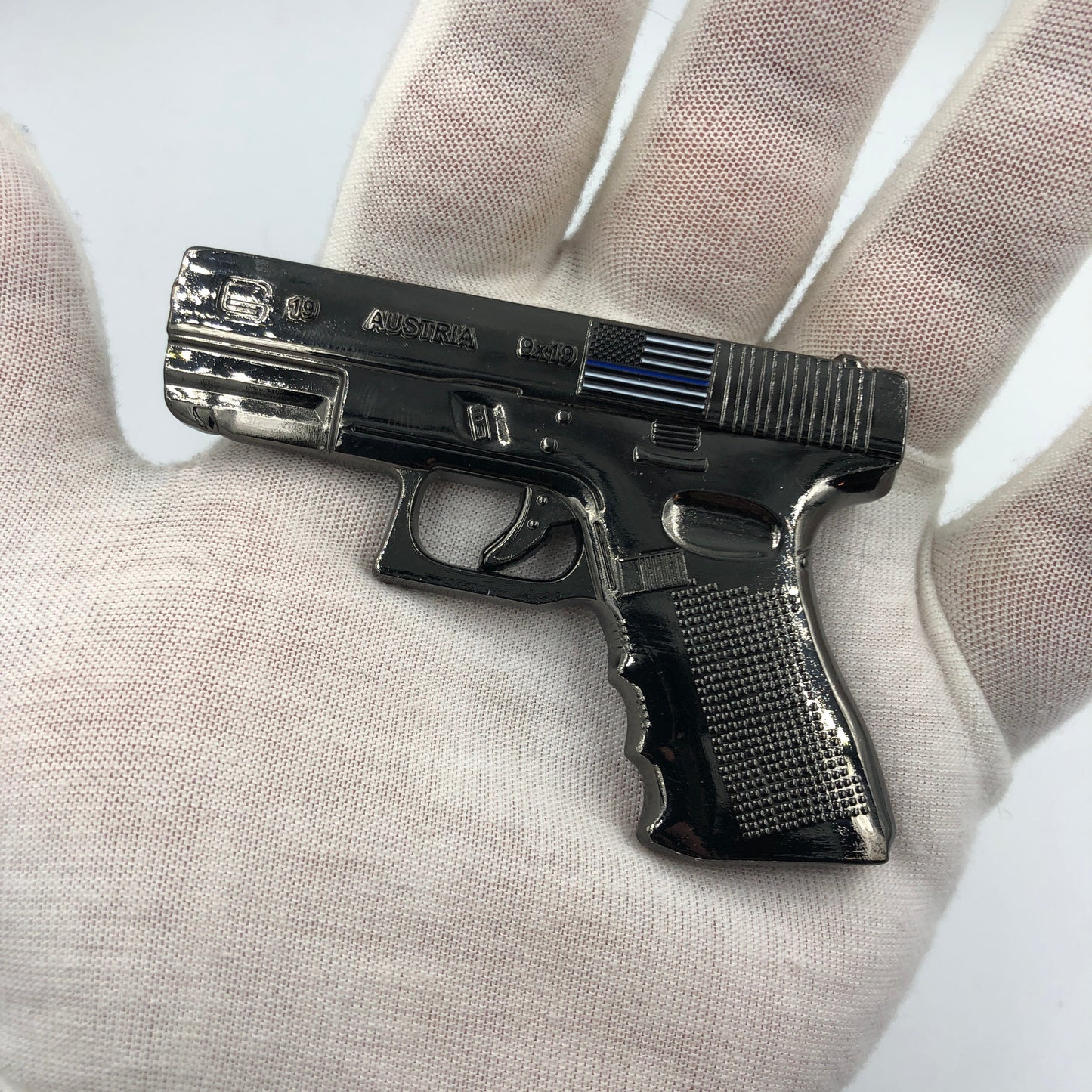 F-016 Police Challenge Coin CBP POLICE FBI Secret Service ATF FAM Thin Blue Line