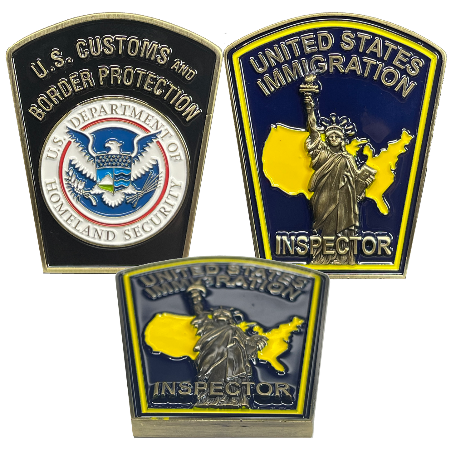 discontinued BL13-016 Immigration Inspector Legacy INS Challenge Coin CBP Officer Border Patrol Agent