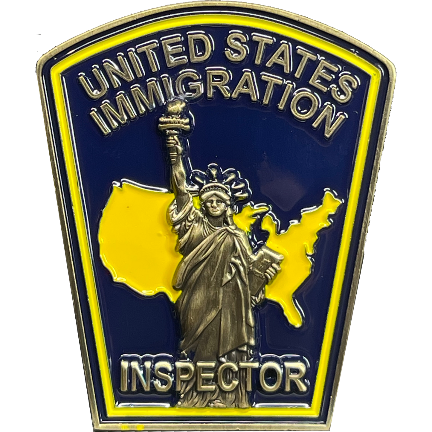 discontinued BL13-016 Immigration Inspector Legacy INS Challenge Coin CBP Officer Border Patrol Agent