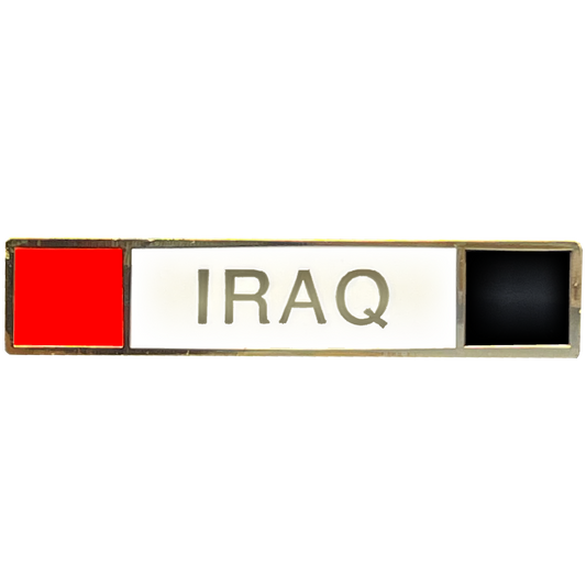 BL13-021 Operation Enduring Freedom IRAQ Unit Citation Commendation Bar Pin Police CBP