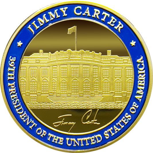BB-002 39th President Jimmy Carter Challenge Coin White House POTUS coin
