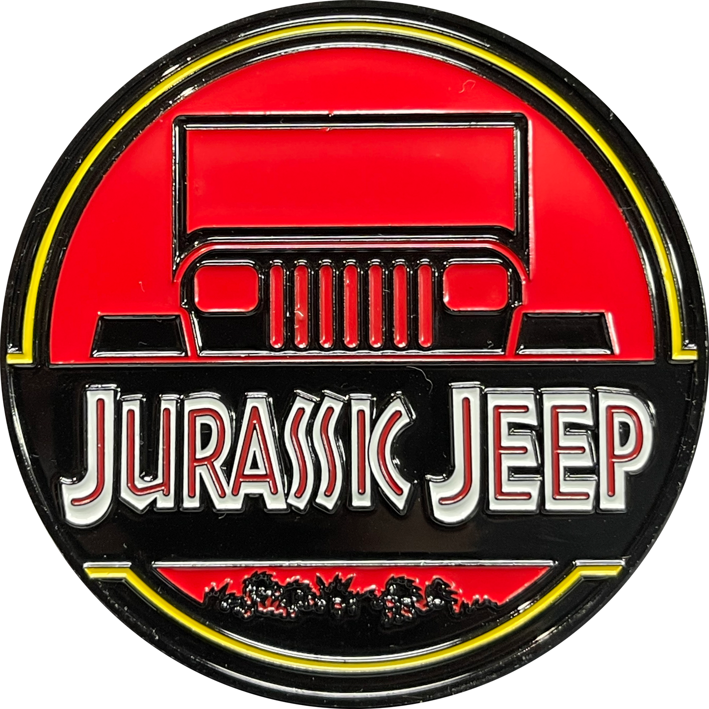 Discontinued BL17-004 Jurassic Tyrannosaurus Rex Dinosaur Truck 4x4 Challenge Coin