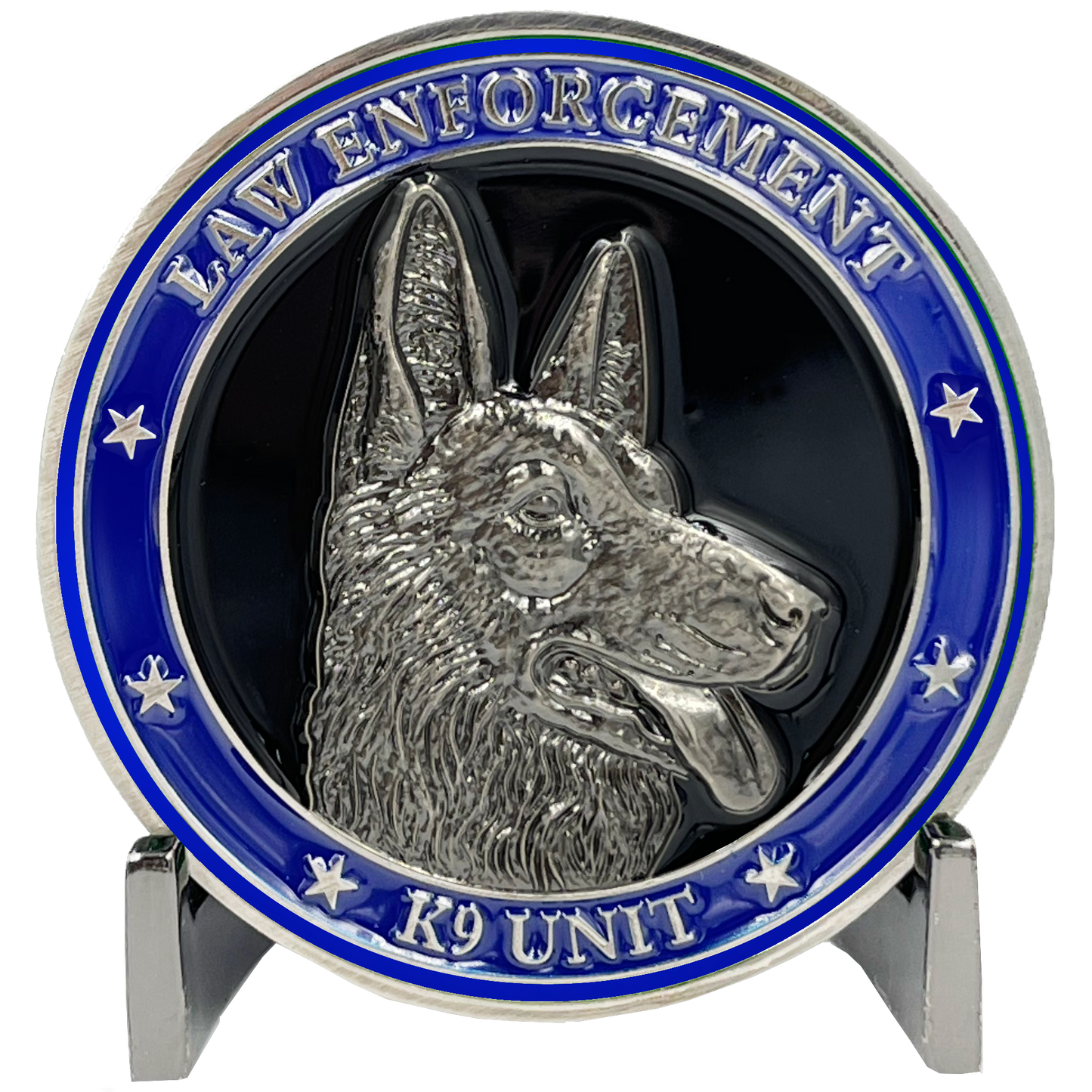 EL3-004 K9 Police Officer Narcotics Tracking Explosives Thin Blue Line LAPD ATF DEA ICE HSI NYPD FBI