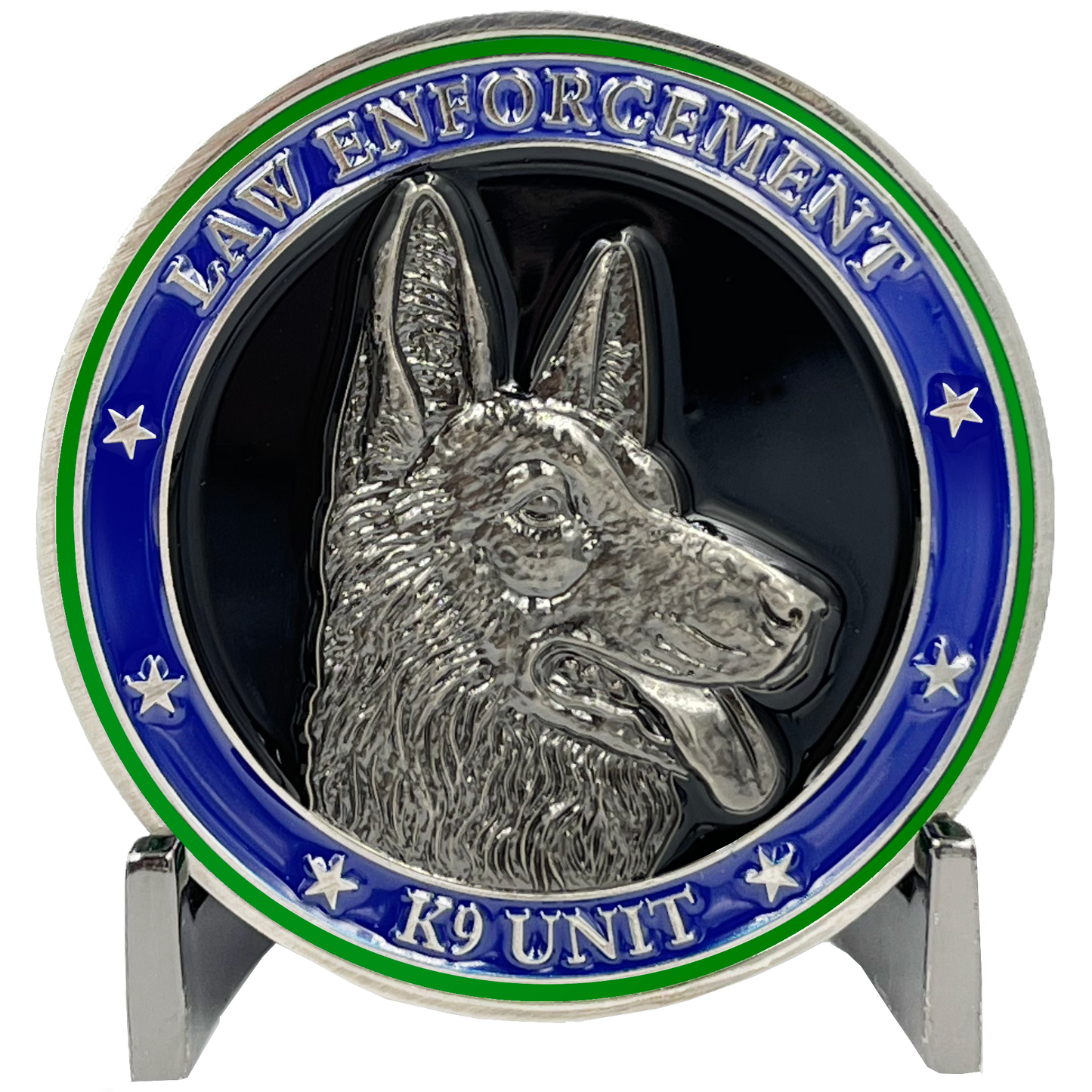 EL2-004 K9 Border Patrol Agent BPA Police Officer Narcotics Tracking Explosives Thin Green Line
