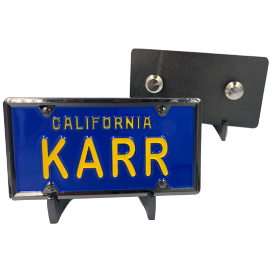 discontinued KK-018 KARR License Plate pin (not Knight Rider KITT)