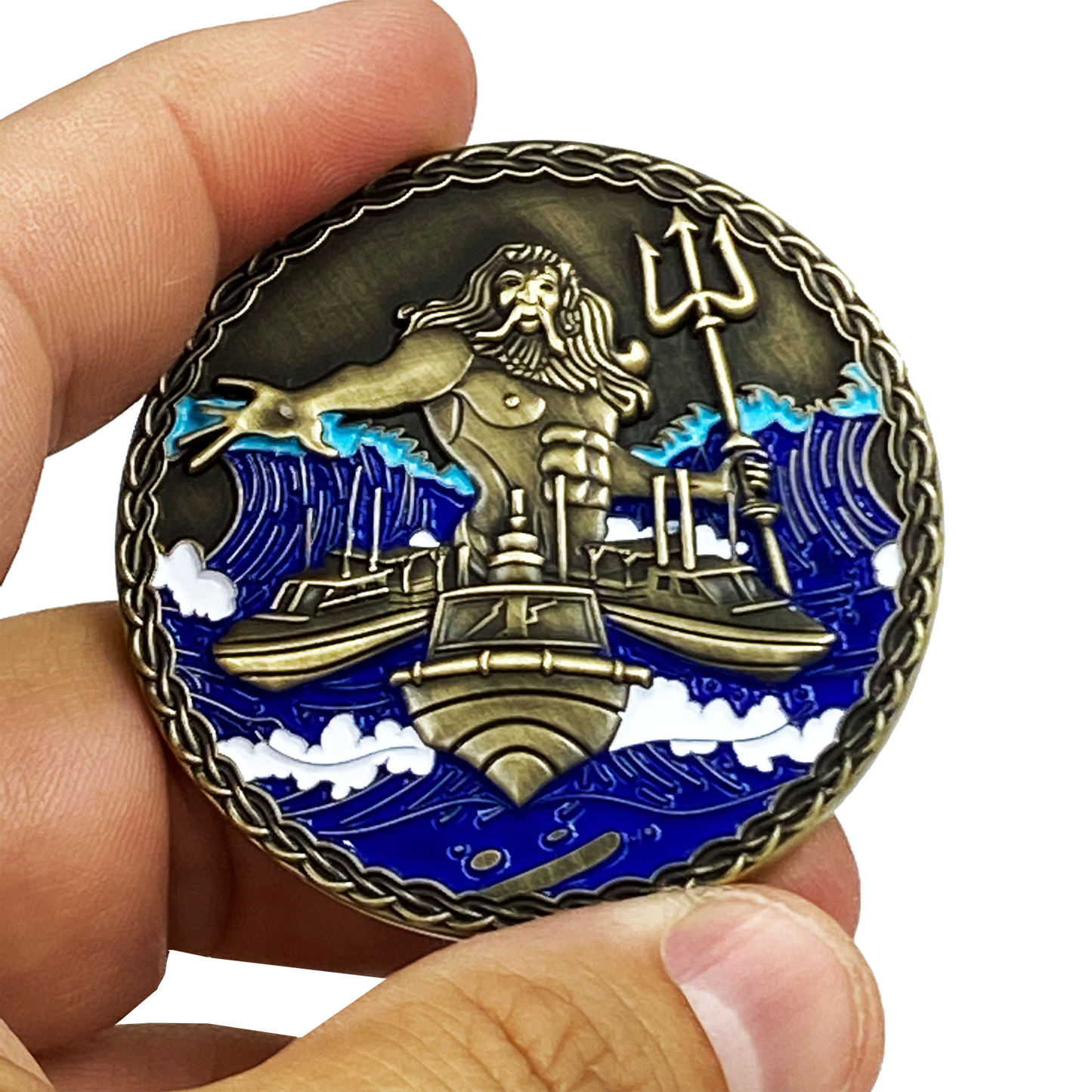 GG-022 King Neptune Marine Patrol Thin Green Line Police Deputy Sheriff CBP Border Patrol
