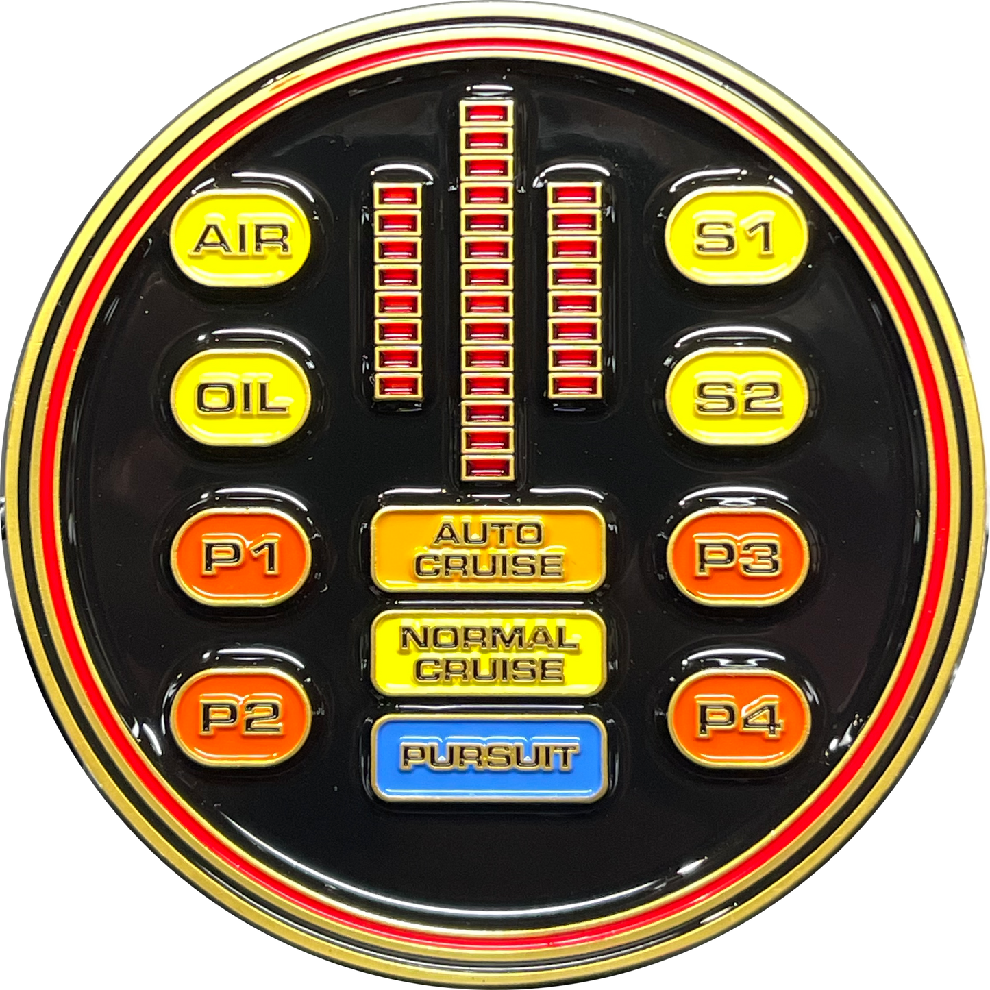 discontinued BL17-009 Knight Rider KITT Challenge Coin Knight Industries