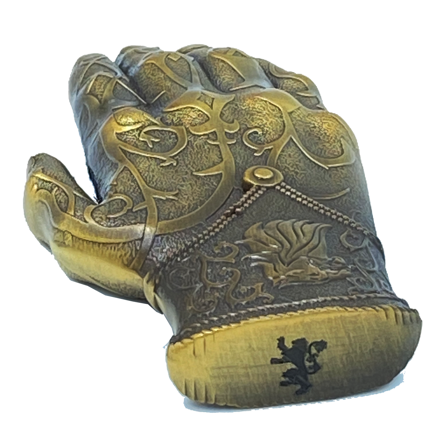 AA-016 Kingslayer Game of Thrones inspired GoT Jamie Lannister gold hand glove challenge coin