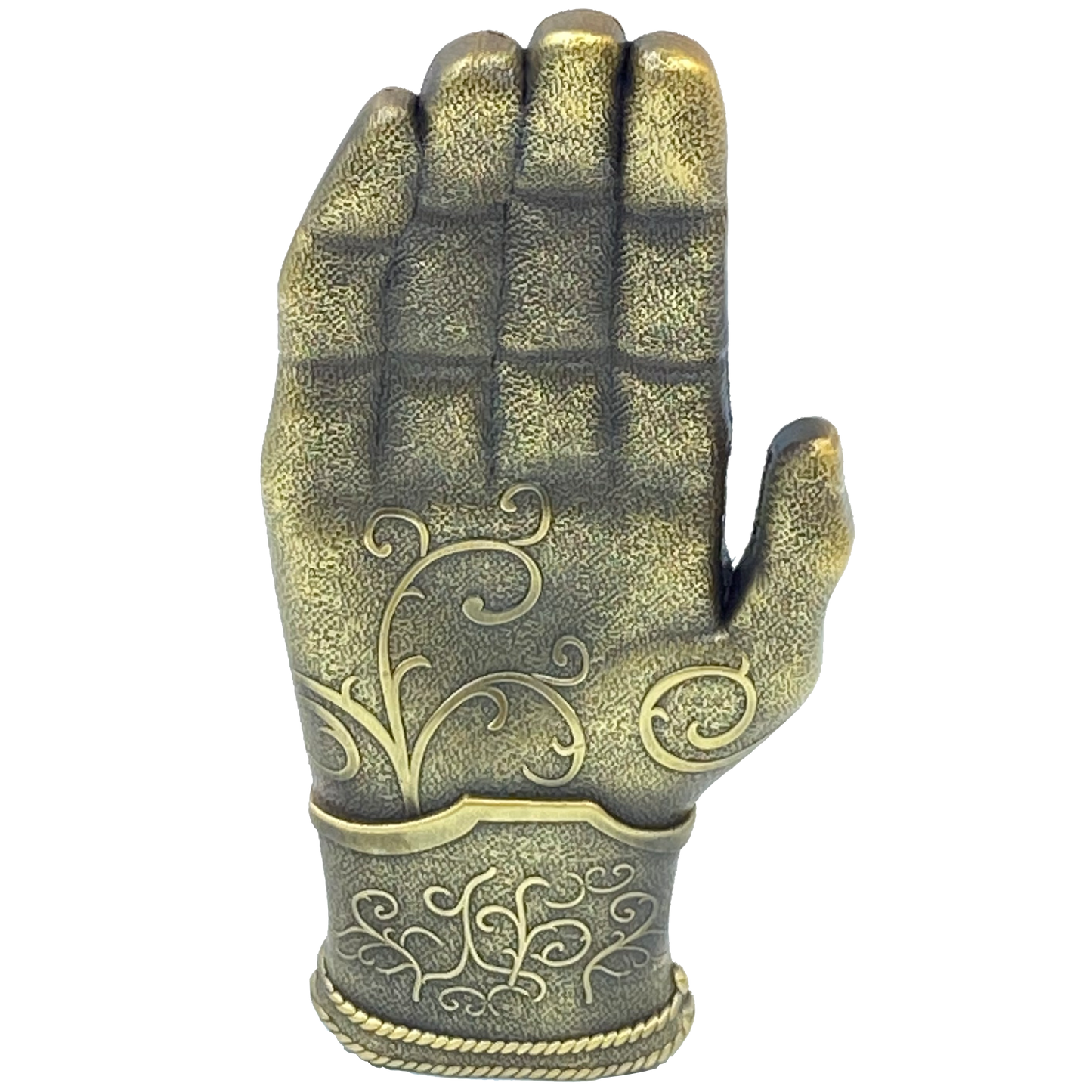 AA-016 Kingslayer Game of Thrones inspired GoT Jamie Lannister gold hand glove challenge coin