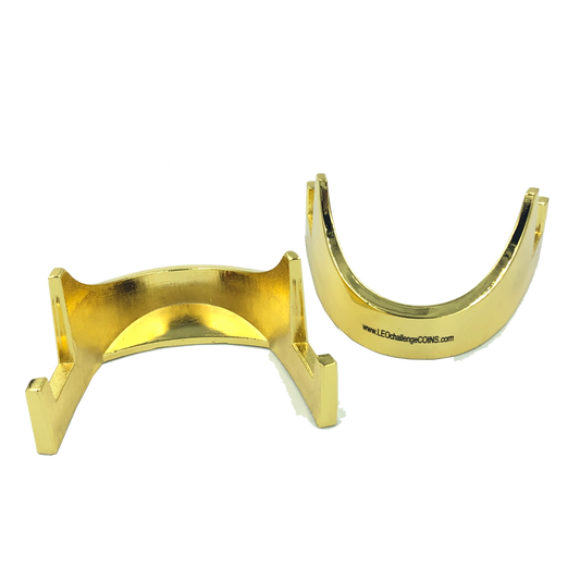 MC-003 LARGE Challenge Coin Holder Display Stands 3-pack not garbage will hold (BIG size)